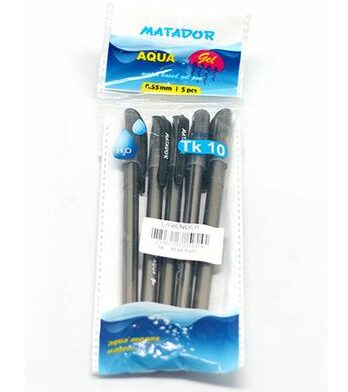 Matador Aqua Gel Pen – Black Ink