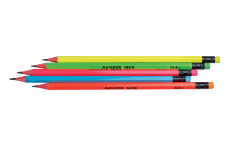 Matador Neon Pencil Dark + – Vibrant and Bold Pencils for Dynamic Creativity