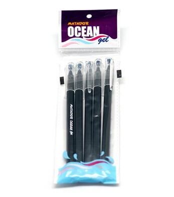 Matador Ocean Gel Pen – Black Ink for Smooth and Fluid Writing