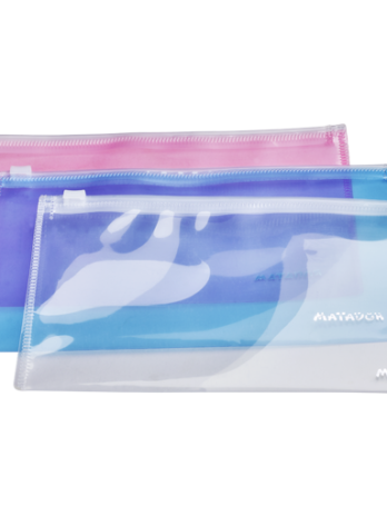 Matador Zipper Admit (Clear) – Transparent Zipper Pouch for Easy Organization