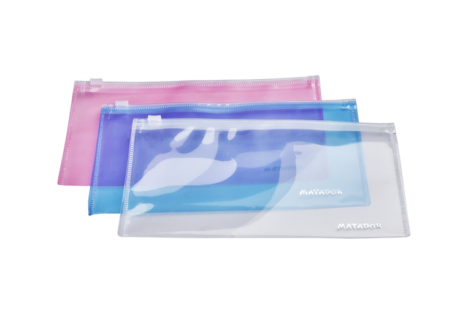 Matador Zipper Admit (Clear) – Transparent Zipper Pouch for Easy Organization